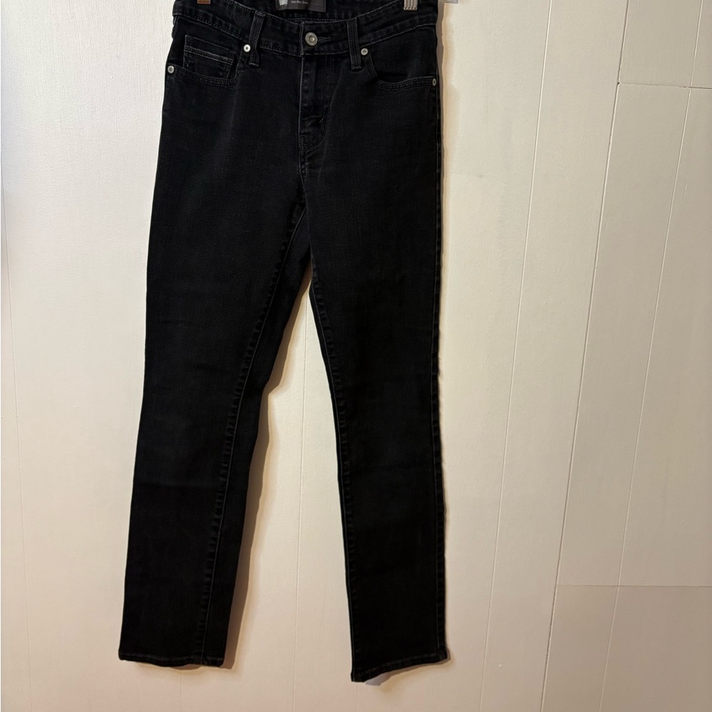Levi's Midrise Women's Black Skinny Leg Jeans